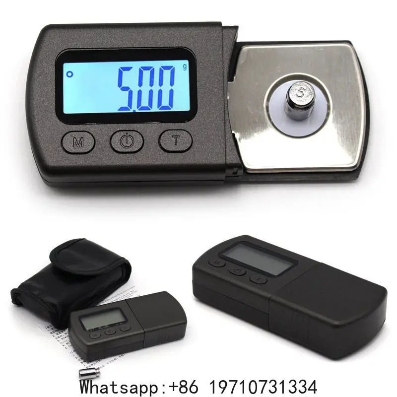 High Precision 0.01g Electronic Stylus Pressure Gauge – Turntable Needle Force Scale for LP Vinyl Record Player