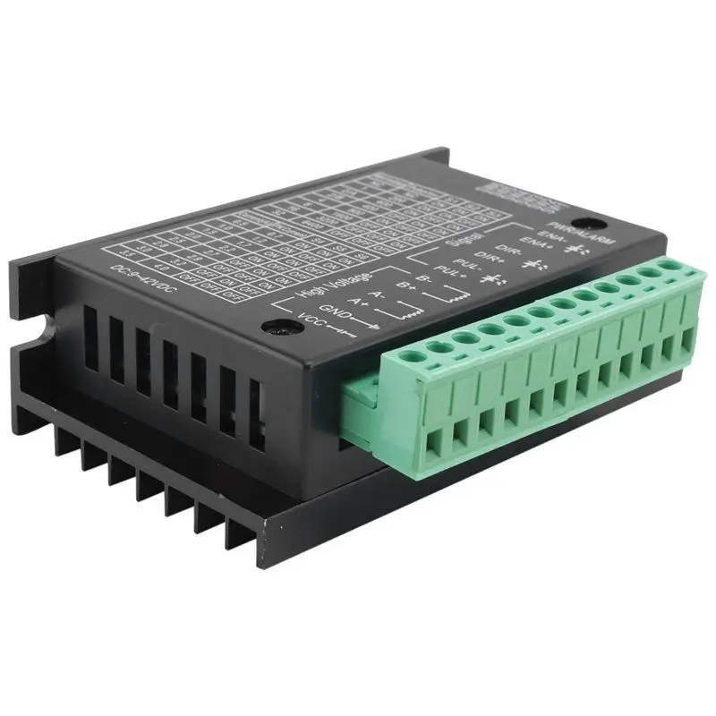 B03C-10X Stepper Motor Driver TB6600 Upgrade Nema 23 Nema17 4A DC9-42V For NEMA23 Motor CNC Router Controller For 3D Printer