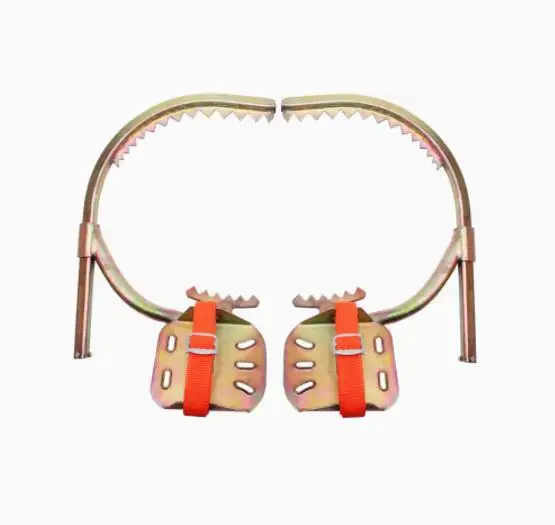 Tree Climbing Tool Special Tool For Tree Picking Coconut Tree Grab Iron Shoes Foot Tie Foot Hook Wooden Pole Climbing Device