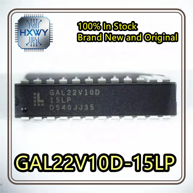 (3/10 pcs) GAL22V10D-15LP  DIP24 package  100% brand new IC chip  Integrated circuit  Fast dispatch  Genuine product