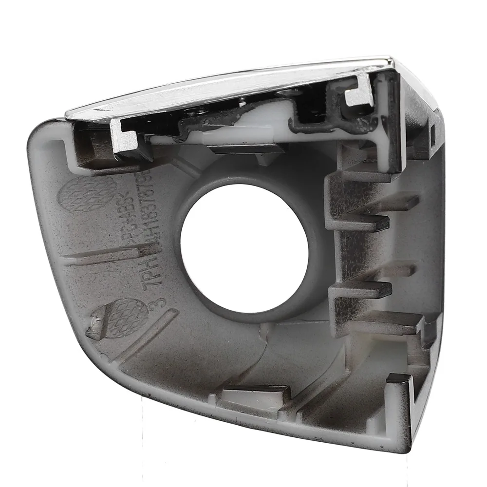 Black+Chrome Door Handle Key Hole Cap Plastic 4H1837879B Exterior Door Handle Key Hole Cover for A6 / A7 / A8 / RS6 / RS7