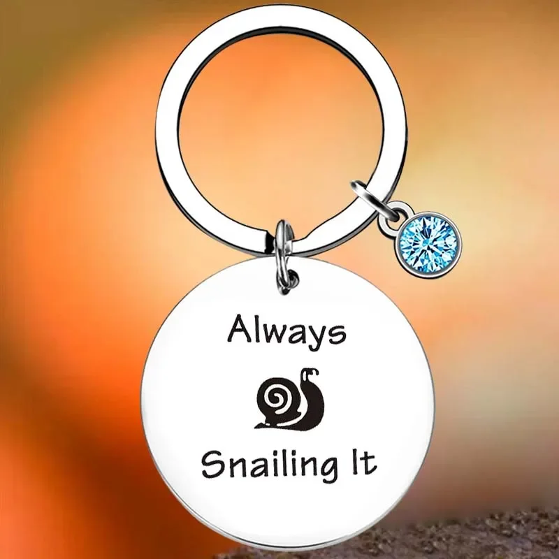 Hot Snails Lover Gift Key Chain Ring Friendship Gift keychains pendant Gift