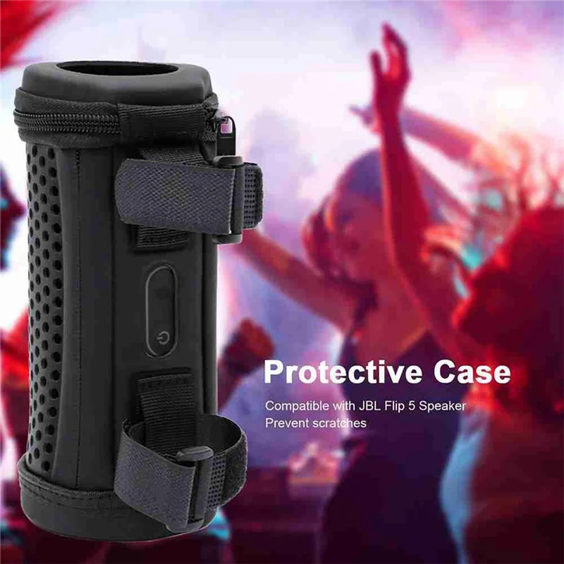 

Stylish-Hollowed Mesh Protective Hard Case Cover Bag For Flip4 Flip 5 Waterproof Bluetooth-Compatible Speaker Accessories
