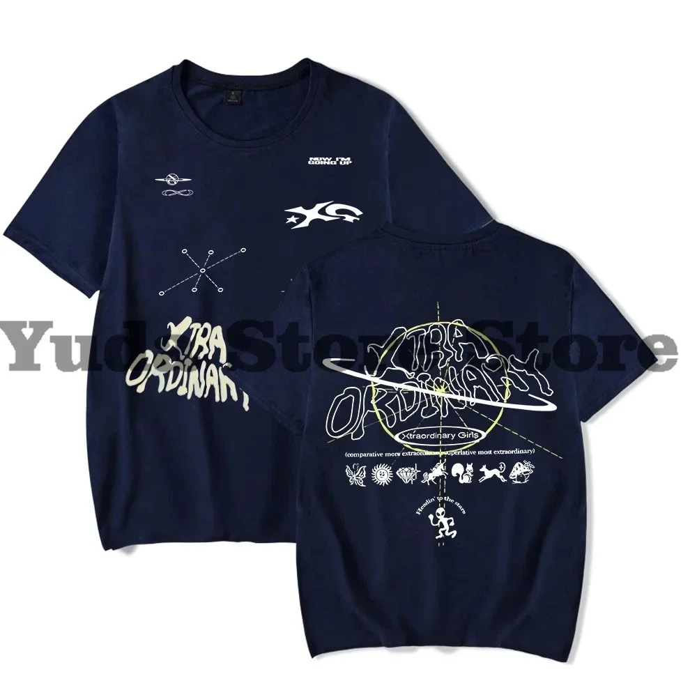 

2025 XG Merch T Shirt New Album Fan Merch Suit Unisex Fashion Short Sleeve Tee of Women Comfortable fashionable versatile