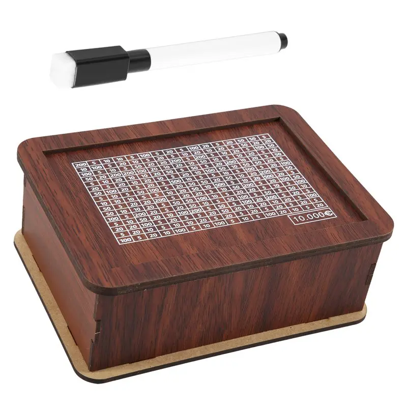 AB33-1 PCS Retro Money Box Japanese Piggy Bank With Counter Coin Boxes As Shown Children Piggy Bank Budget,10000 Euros