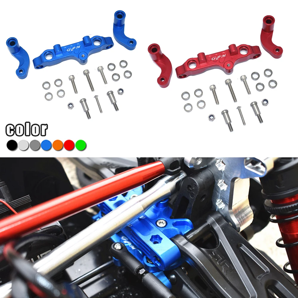 GPM Metal Front Steering assembly Steering Bellcrank Set ARA340153 for ARRMA 1/5 KRATON OUTCAST 8S EXB Monster Truck