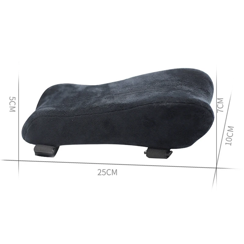 Memory Foam Cooling Gel Chair Armrest Pads Arm Rest Riser Pillow For Office Gaming Chairs Elbows Pressure Relief Pillow