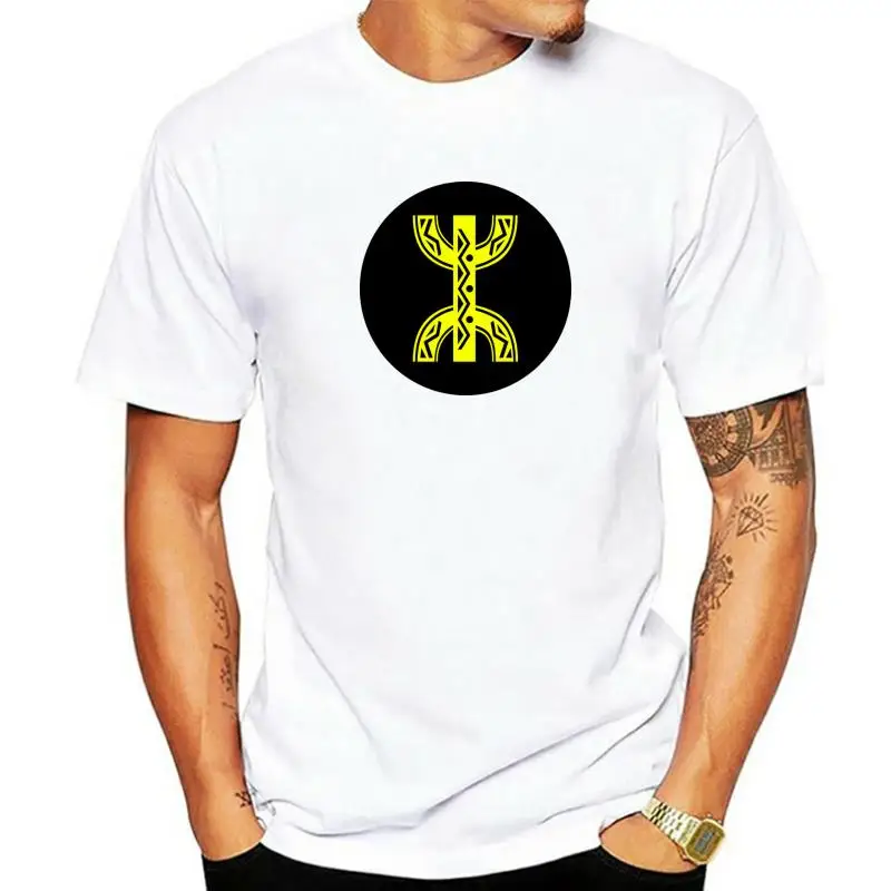 tee symbol amazigh t shirt men Designing Short Sleeve O-Neck Formal Fitness Breathable Summer Style Outfit tshirt