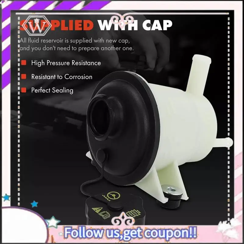 

Easy To Use Power Steering Reservoir W/ Cap YL8Z-3A697-BA For Ford Escape 2001-2007 Mazda Tribute Mercury Steering Pump Oil Tank
