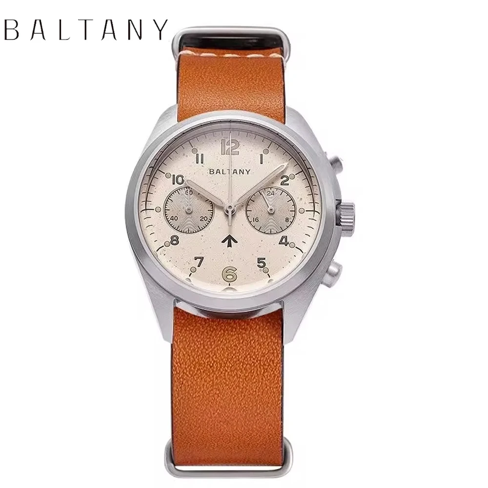 Baltany S5044 Men's Quartz Watch 39mm Luxury Brand Watches Sapphire Glass 50M Waterproof Diving Watch Relogios Masculino VK64