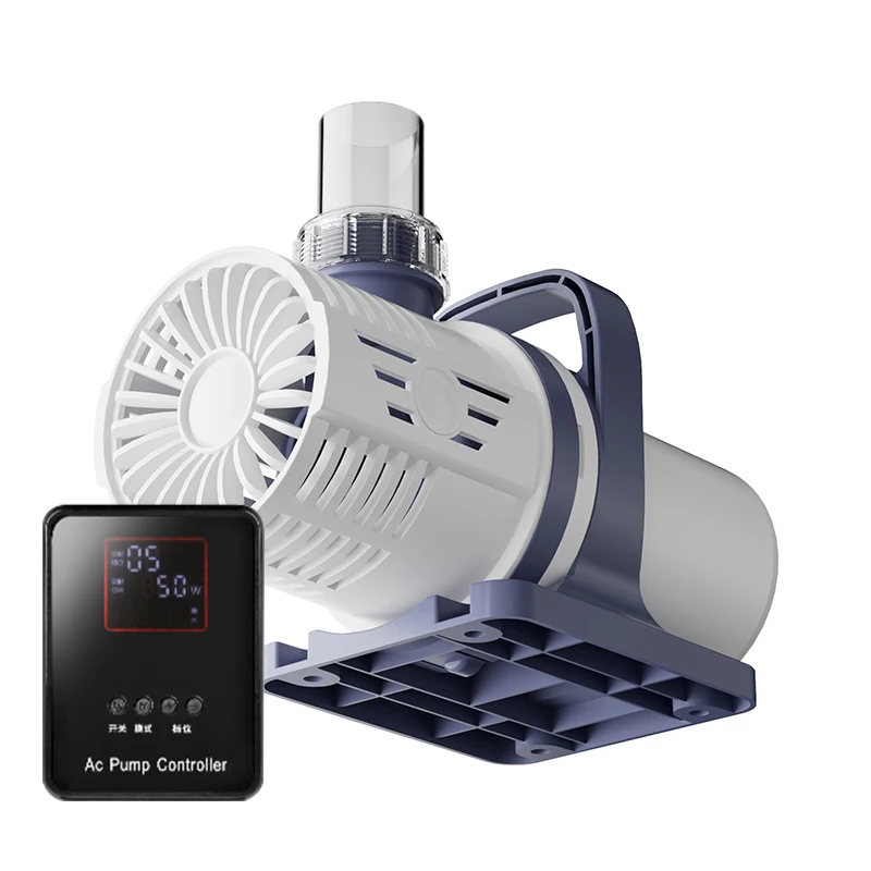 Variable Frequency Aquarium Circulation Pump, High-Flow Silent Energy-Saving Water Pump for Fish Tanks, Koi Ponds & Ponds