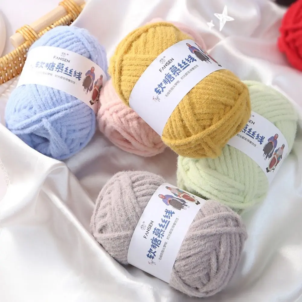 

Прочная шерстяная пряжа ручной работы, 100 г/рулон, толщина шарика, тканая нить «сделай сам», для корзин, ковров