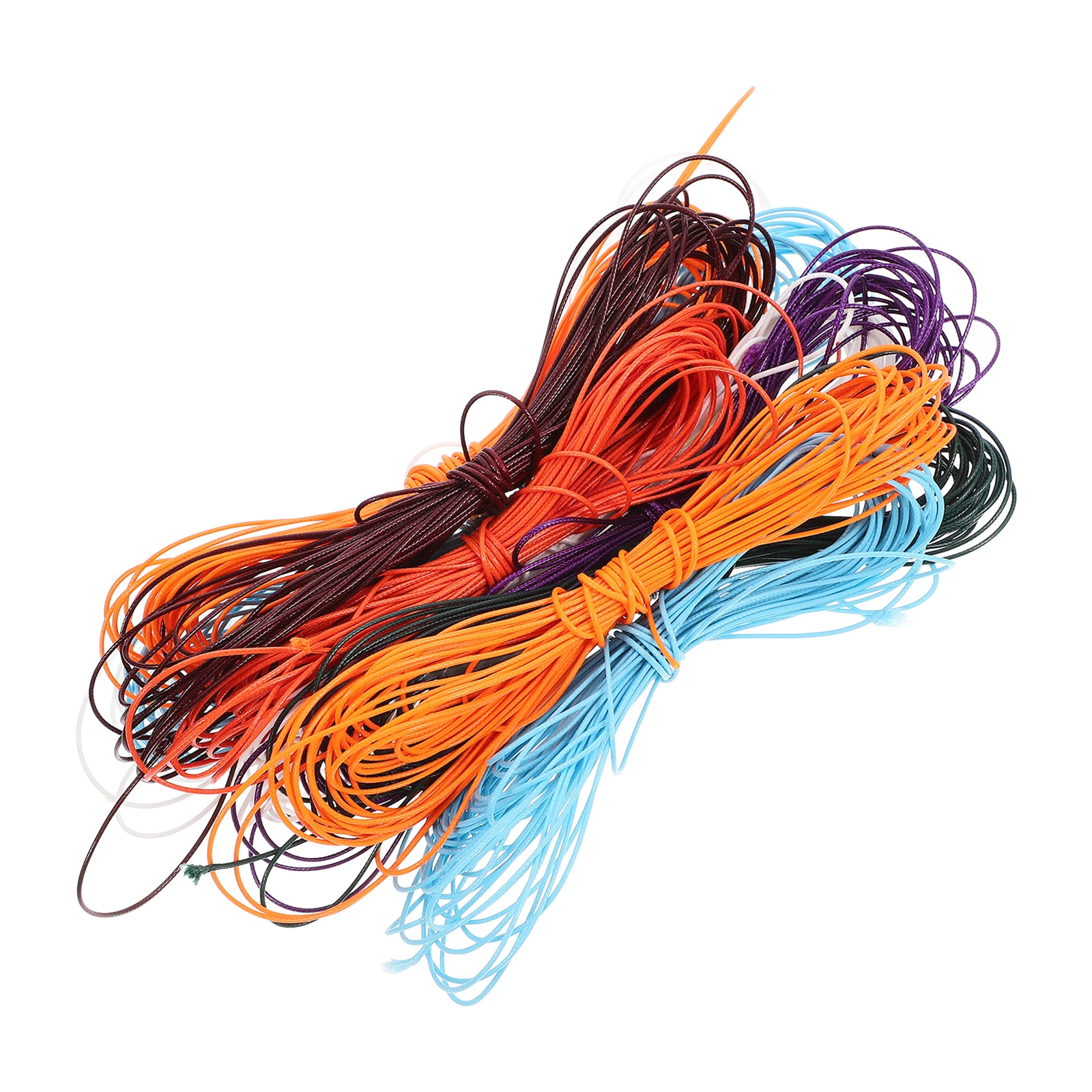 

10 Rolls woven Rope for DIY Bracelet Necklace Making Wax Cord Simple Practical Diy Necklace Hanging Rope Jewelry Crafts H made