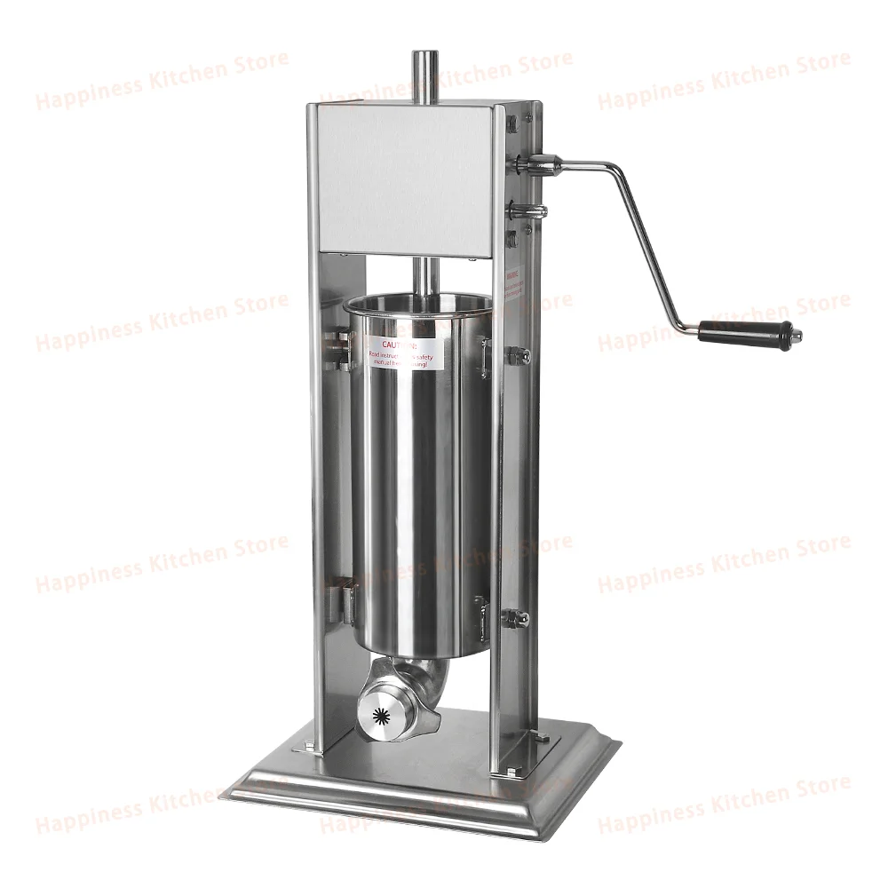 Commercial 3L Churros Filling Machine Manual Churros Maker Stainless Steel Jam Filling Machine W/ 4 Sizes Nozzles Food Processor