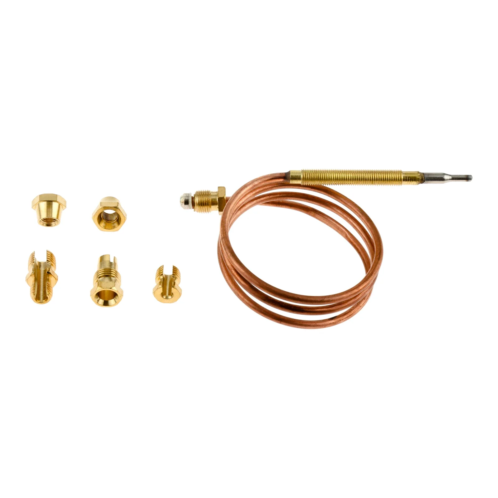 5pcs/1kit Universal 60/90cm Gas Thermocouple Valve with Five Fixed Part Gas Appliance for Oven Cooker Hot Water Boiler Replace