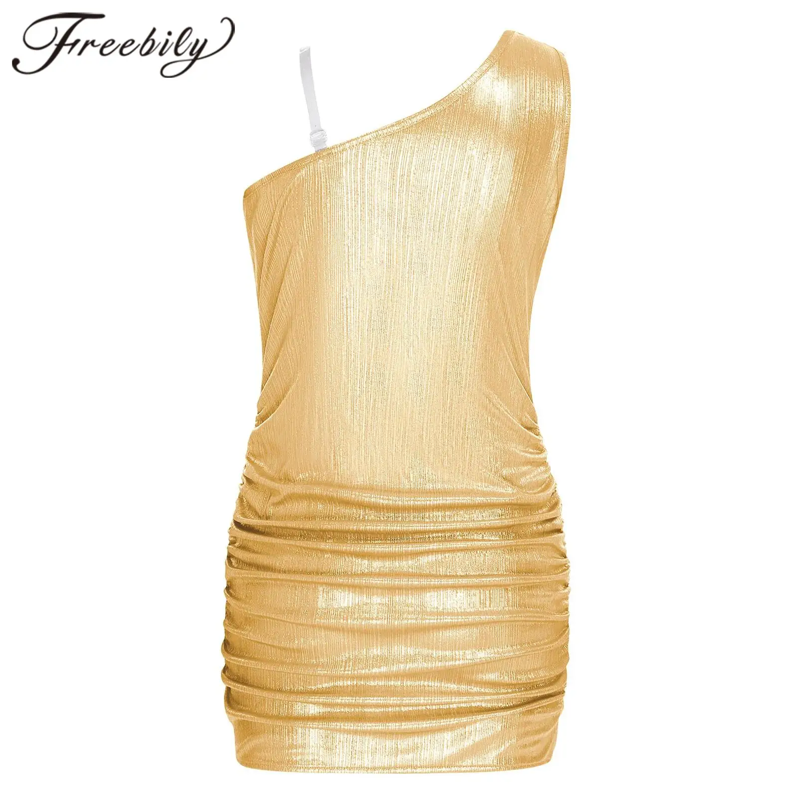 Children Sequins Rave Birthday Costume Girls Party Dress Dance Costume for Girl Kids Jazz Disco Outfit Dress Metallic Prom Gown