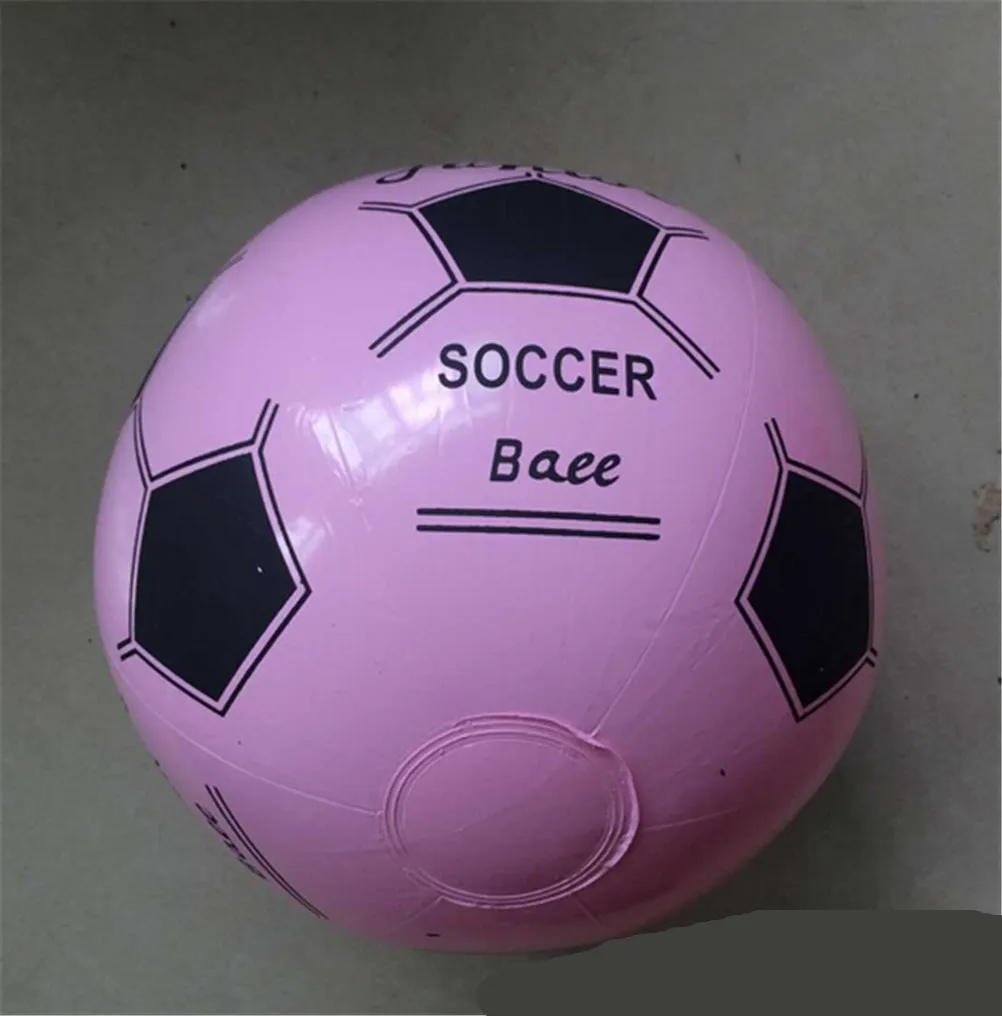 Ballon de football gonflable pour enfants, ballon de plage fantaisie, jouet d'extérieur, 38cm