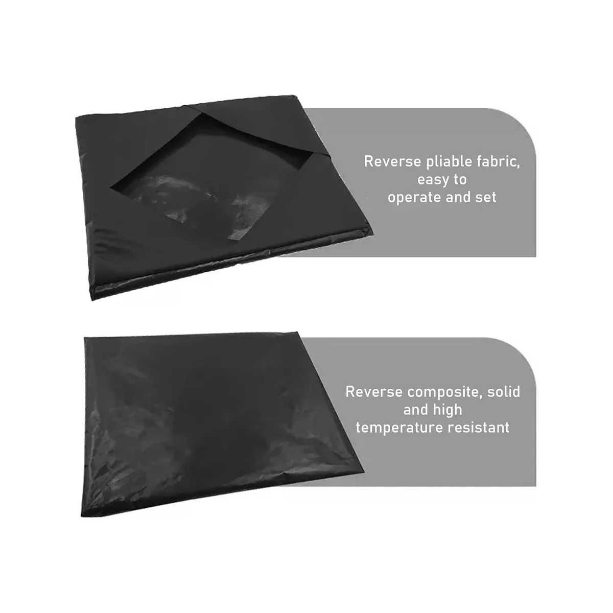 Heat Press Platen Wrap Cover, Heat Press, Placa de aquecimento, Capa protetora, Alta temperatura, Anti-Stick, 2pcs, 15x15In