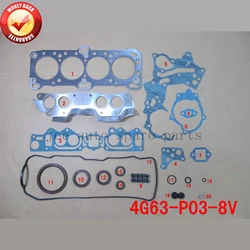 4G63 8V Engine Full Gasket Set kit for Mitsubishi Delica Nimbus starion Montero Galant L200 1997cc 2.0L 50086000