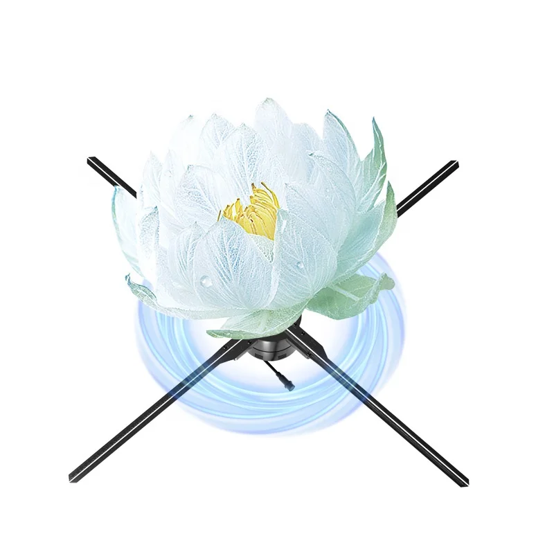 Advertising Machine Projector 100 Cm High Resolution Wifi Holographic Display Led Holograma 3d Hologram Fan