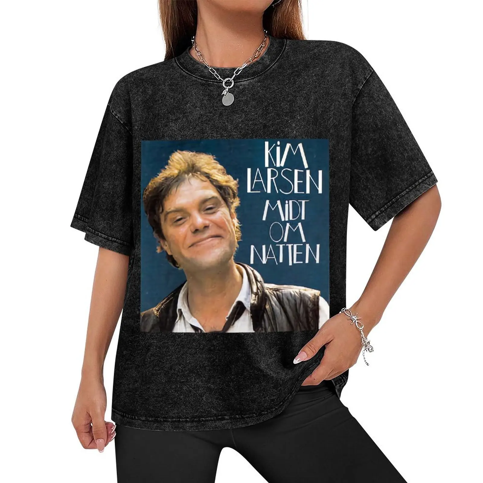 Kim Larsen Midt Om Natten T-Shirt summer clothes shirts graphic men t shirts high quality