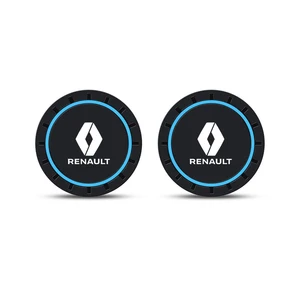 2 Stcs Car Cups Auto Tassen ohne rutschfeste Wasserglas schmeckend Teppich Dwaterfestes Wasserglaspolster für Renault RS Koleos Captur Kadjar Megane Clio Twingo Scenic 8 Hauptverkäufe Megane Handschuhe - №3