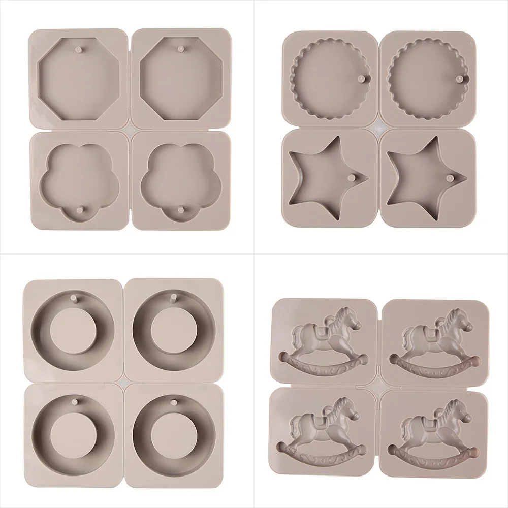 4 Cavity Soap Mold Silicone Forms Making Handmade Hexagonal Aromatherapy Wax Plaster Epoxy Soap Silicone DIY Molds Supply M593