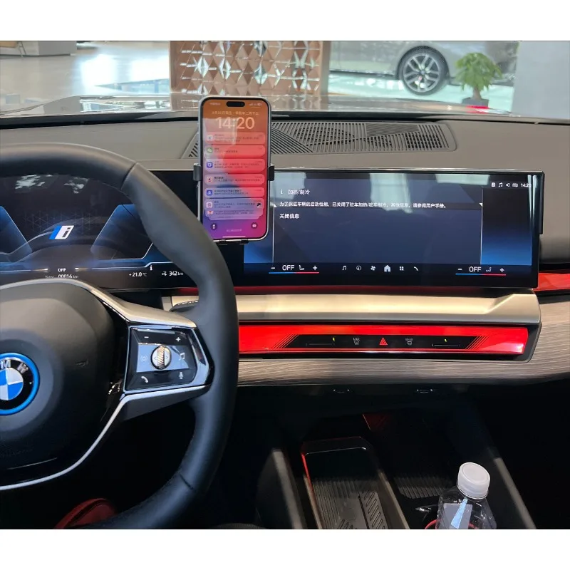

14.9-inch Screen Car Mobile Phone Holder FOR BMW 5 Series G60 525 530 540 2024 Wireless Charging Gravity Mount Car Accessories