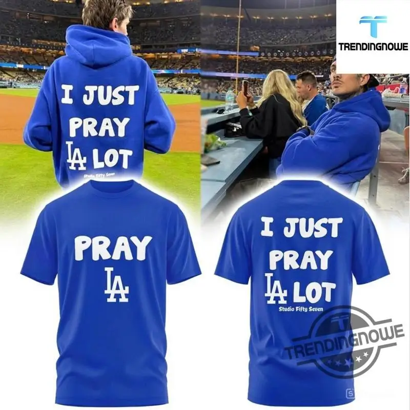 Eu apenas prega camisa do lote Dodger da cidade de Los Angeles