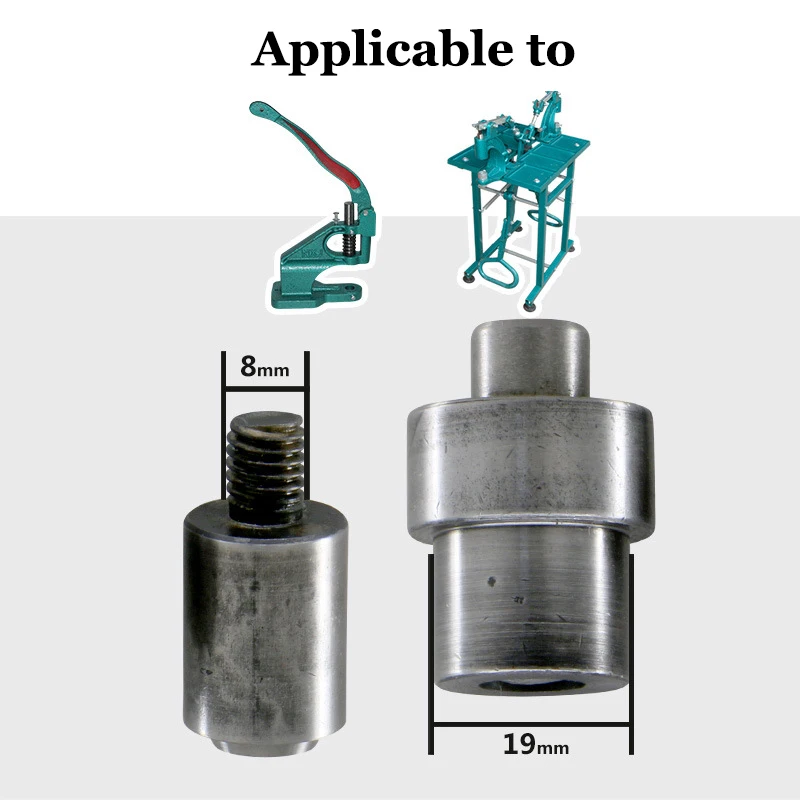 Multiple sizes Hand Press Hole Machine Inkjet Hole Snap Button Rivet Pick Hole Opener Installation Tool Press for Eyelets Tool