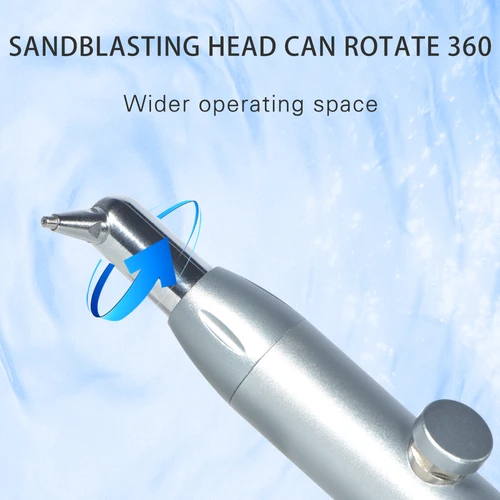 Imagen 2 del producto EXP-microblaster Dental de óxido de aluminio con pulverizador de agua, pistola de chorro de arena de alúmina, pulidor de aire, herramientas de odontología