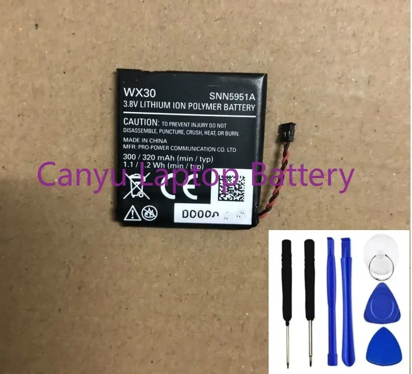 Новый оригинальный запасной аккумулятор WX30 для Motorola 360 1-го поколения SNN5951A 3,8 в