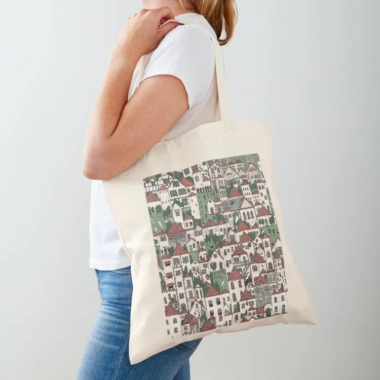 

The Town Tote Bag cute pouch bag Canvas shoulder bag shopping logo hand bags