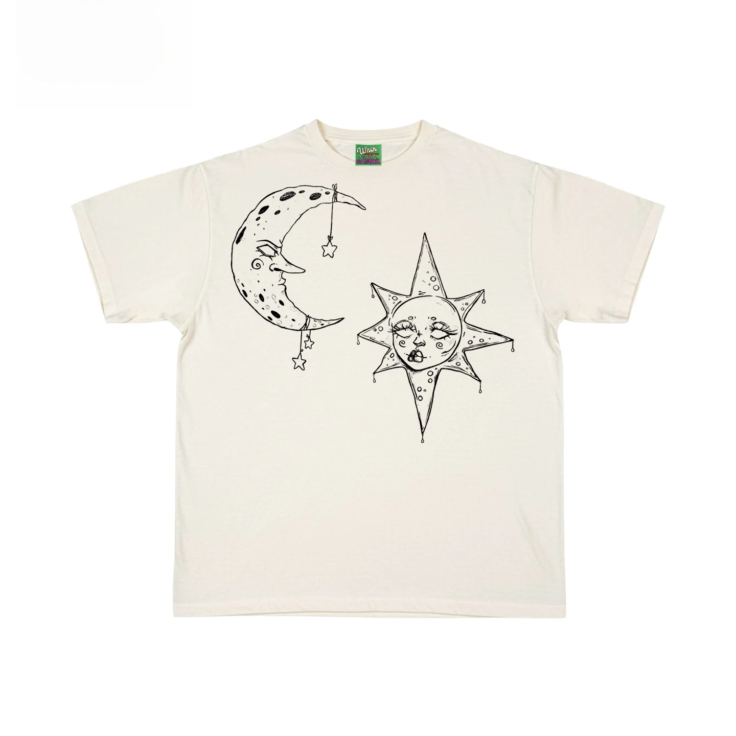 

Street Art American Style Graffiti Short Sleeve T-Shirt Casual Entertainment Cotton round Neck Men's Fashion Sun Protection C...
