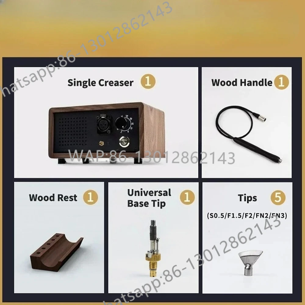 AC 100-240V electric creasing and edge banding machine, leather heating handle, creasing machine, process tool