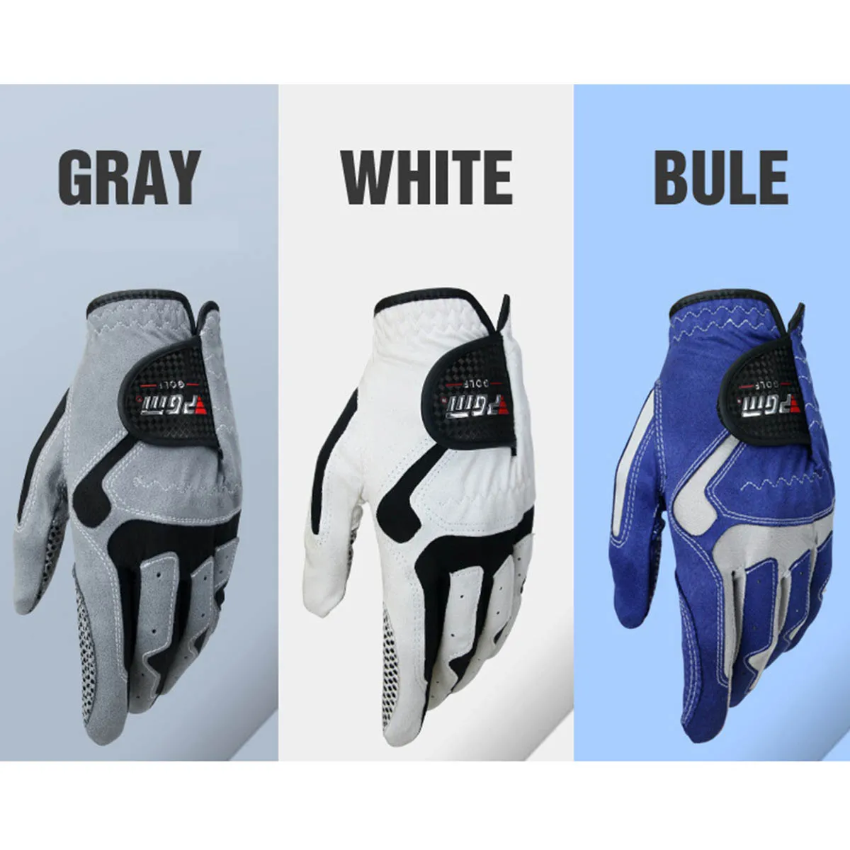 PGM Golf Glove Micro Fiber Soft Left Hand For Men Anti-skidding Non Slip Particles Breathable ST017 one pice