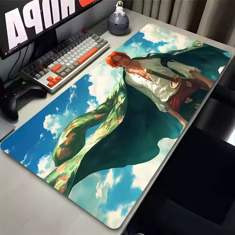 Anime Desk Mat Large Computer XXL Ones P-Pieces Mousepad Gaming Accessories Pc Cabinet Mouse Pad S-Shanks Office Keyboard Carpet