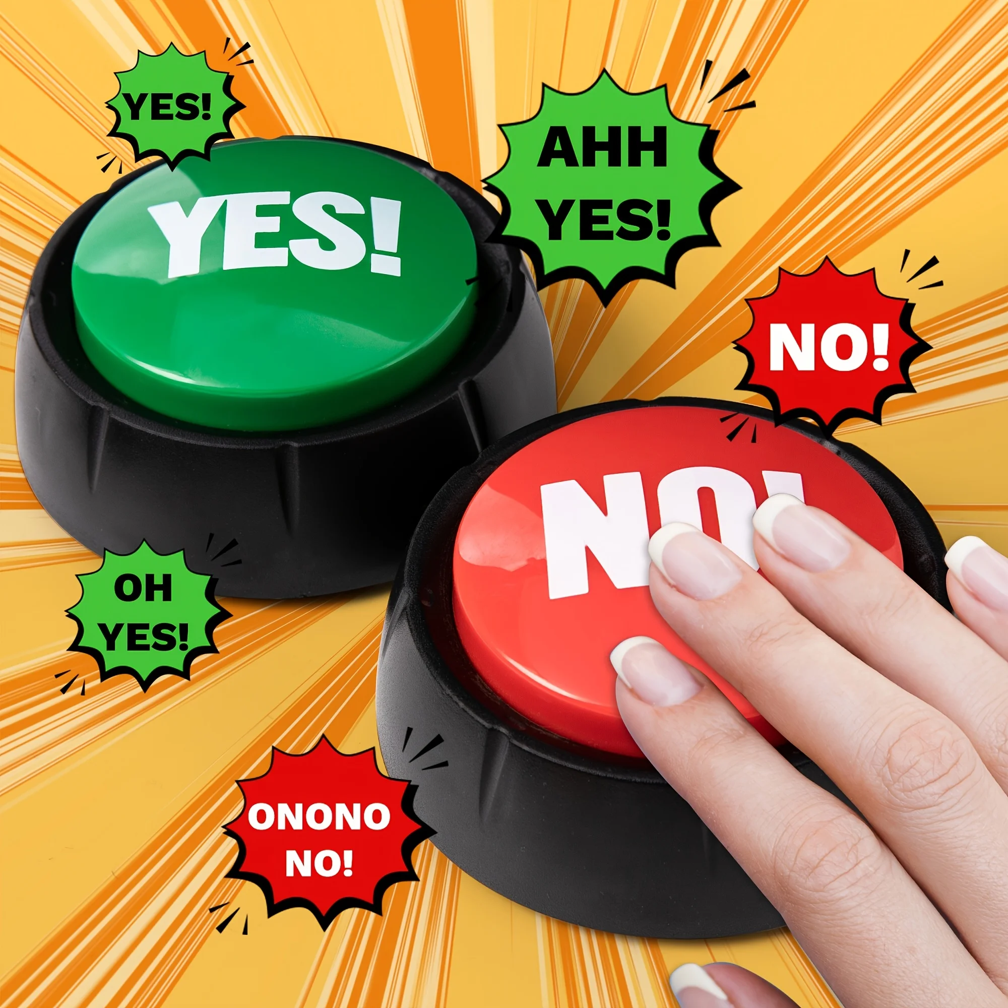 Party Games Easter For Family - 2 boutons de sonnerie avec son,