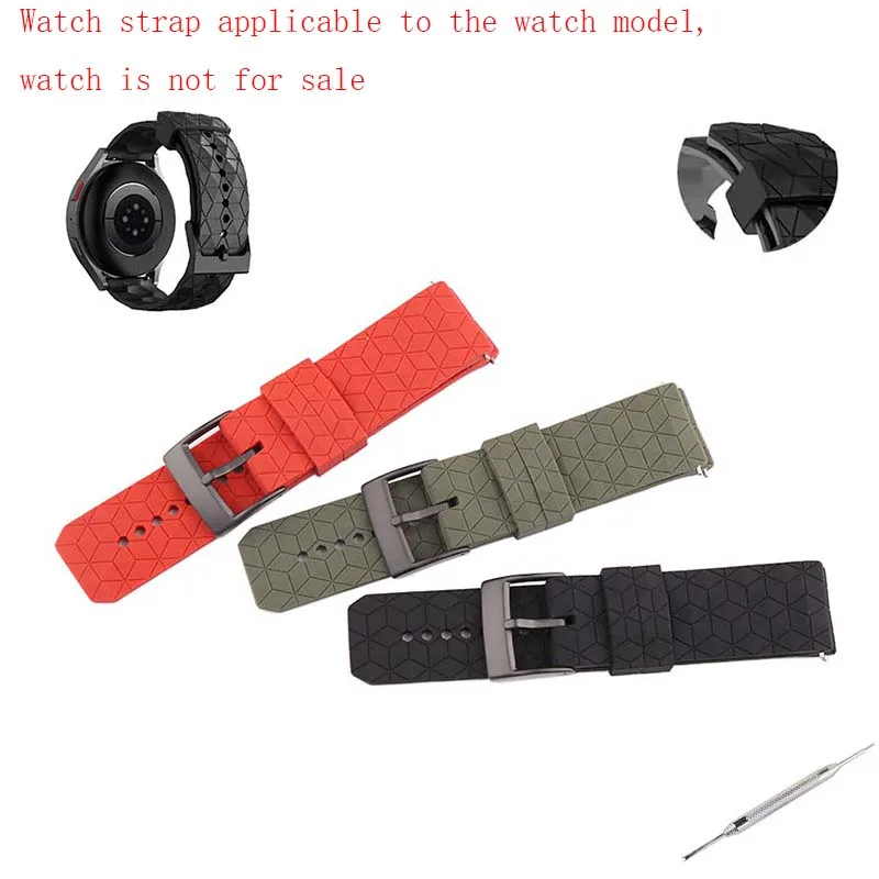 

Men Silicone watch band Sonto SUUNTO9 Sparta Outdoor Top Speed photoelectric baro sports waterproof belt buckle accessories