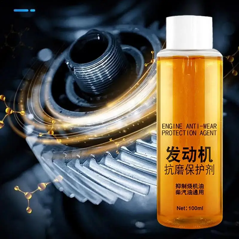 Automobile Engine Anti-Wear Agent 100ml Engine Anti-Wear Protection Agent Highly Effective Noise Reduction Suppressor Oil