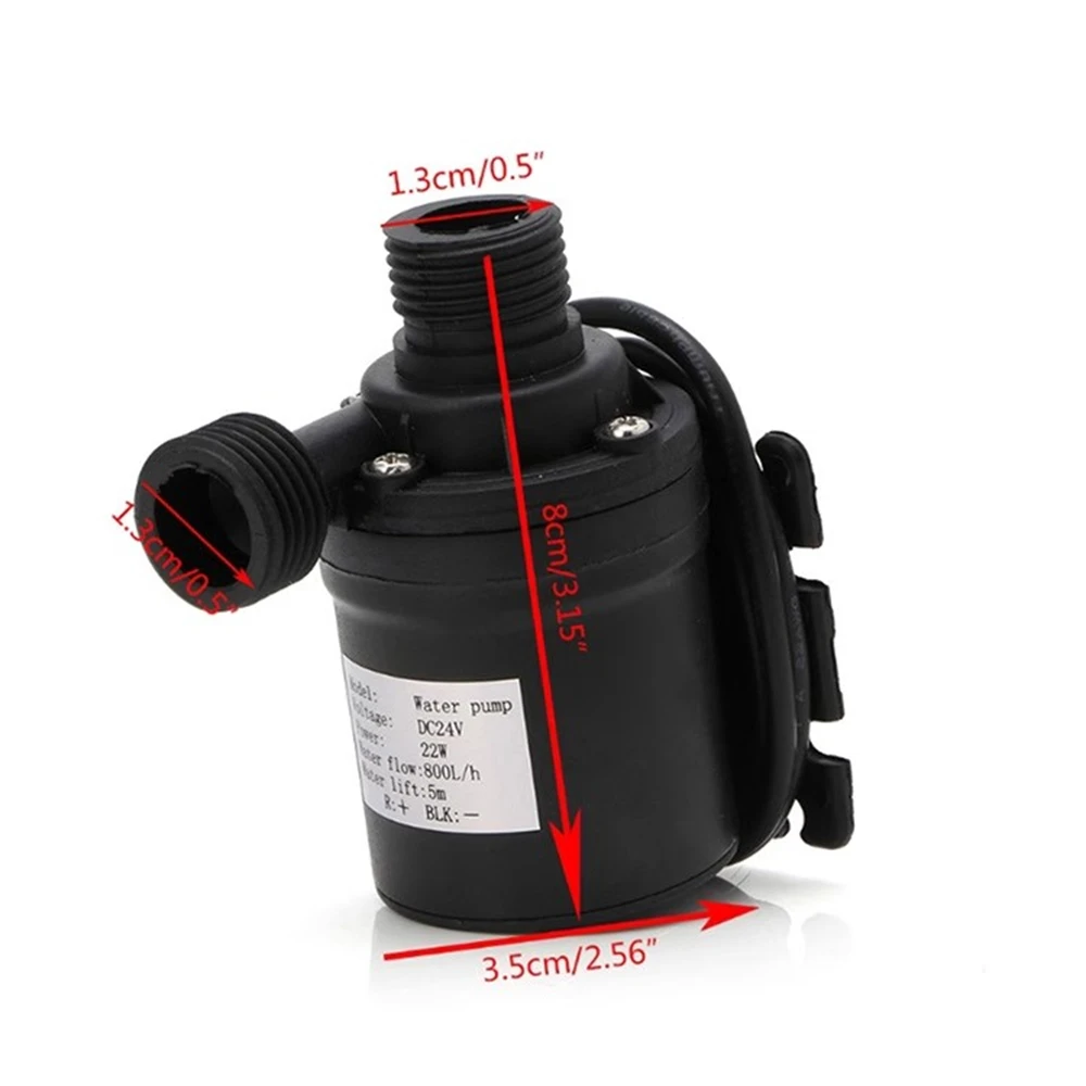 Brush less motor submersible pump DC12V small wine pumping fake mountain water cooling small water pump low-noise fish tank