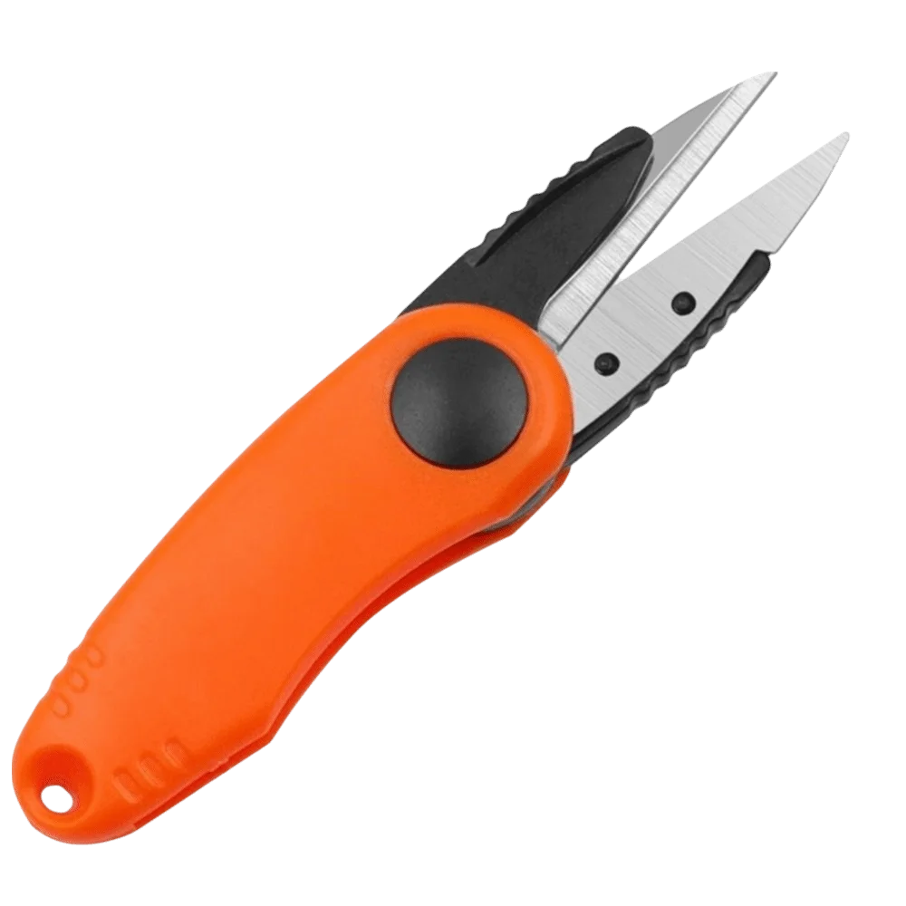 Stainless Steel Folding Scissors Multifunction Tool Foldable Design Shrimp-Type Clipper Rust Proof Durable Construction