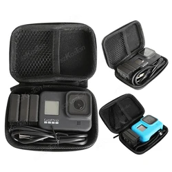 Mini Storage Bag Case For Go Pro Hero 13 12 11 10 9 8 7 6 SJCAM AKASO DJI Osmo 360 Action 6 5 Pro 4 3 Camera Accessories