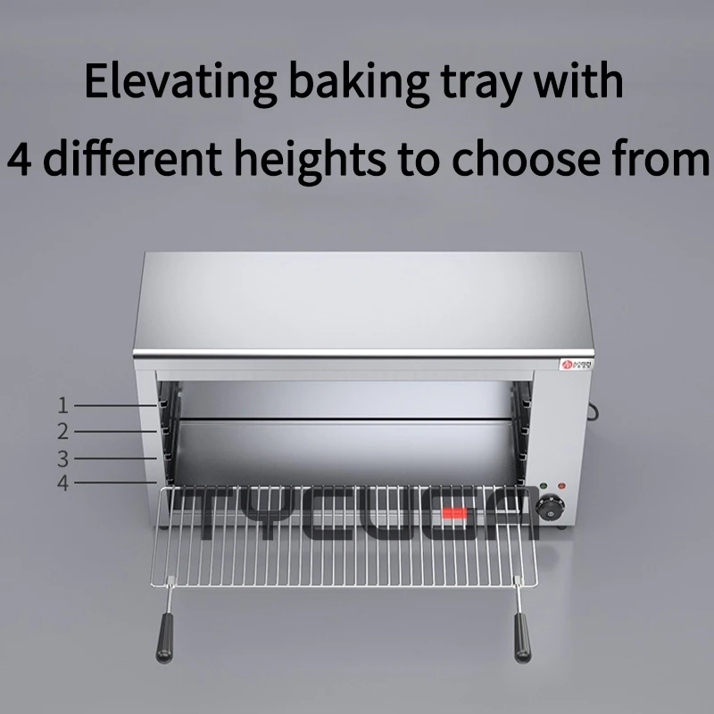 ติดผนังเตาอบพิซซ่าไฟฟ้า Baker เตาอบความสูงปรับสแตนเลสเครื่องเบเกอรี่ Commercial Professional เตาอบ