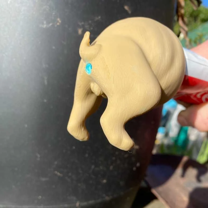 

Funny Pug Butt Toothpaste Cap Cute Animal Toothpaste Squeezer Cover for Daily Bathroom Use