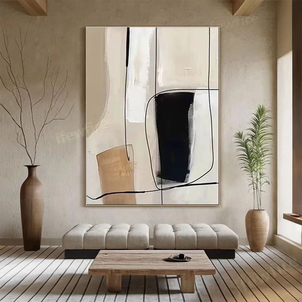 

100% hand drawn abstract oil painting original wall painting home living room decoration paint interior aesthetics