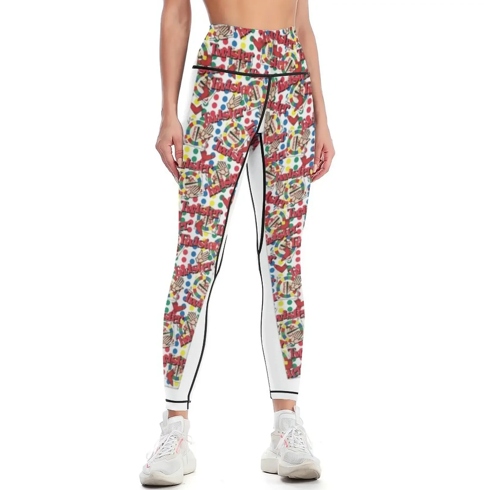 

Twister Game Leggings Women's tights Training pants for girls leggins push up woman Womens Leggings