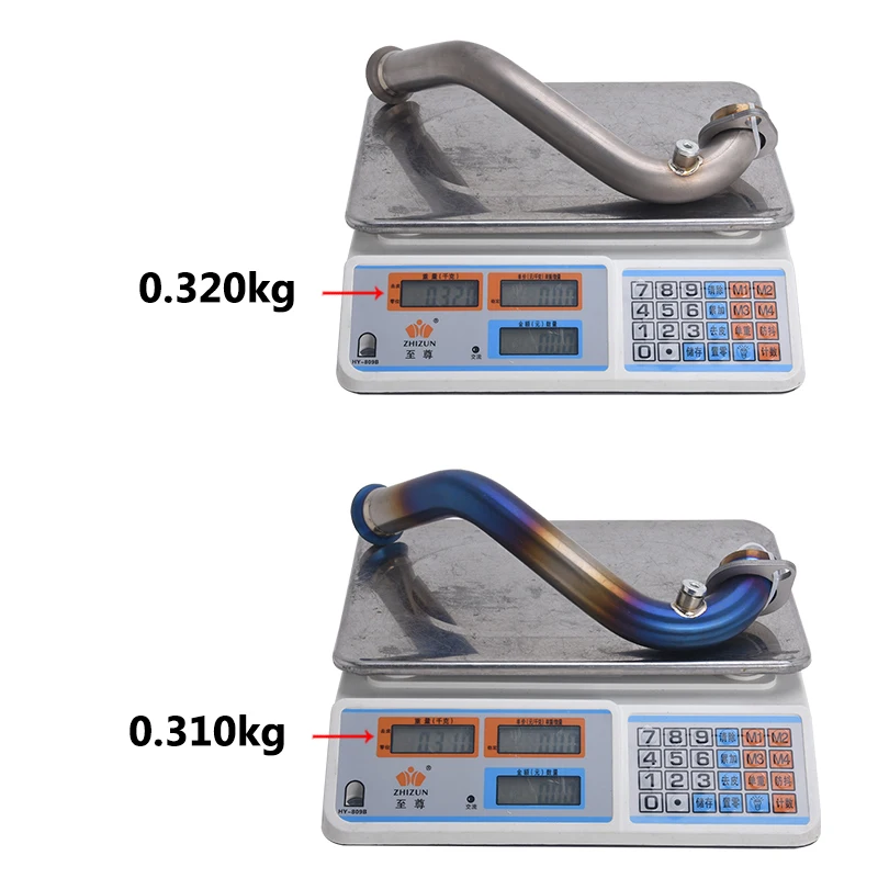 For Zontes 368 368D 368E 368G 368M 368K 2025 2026 Motorcycle Exhaust Escape Titanium Front Link Pipe Connect Original Muffle