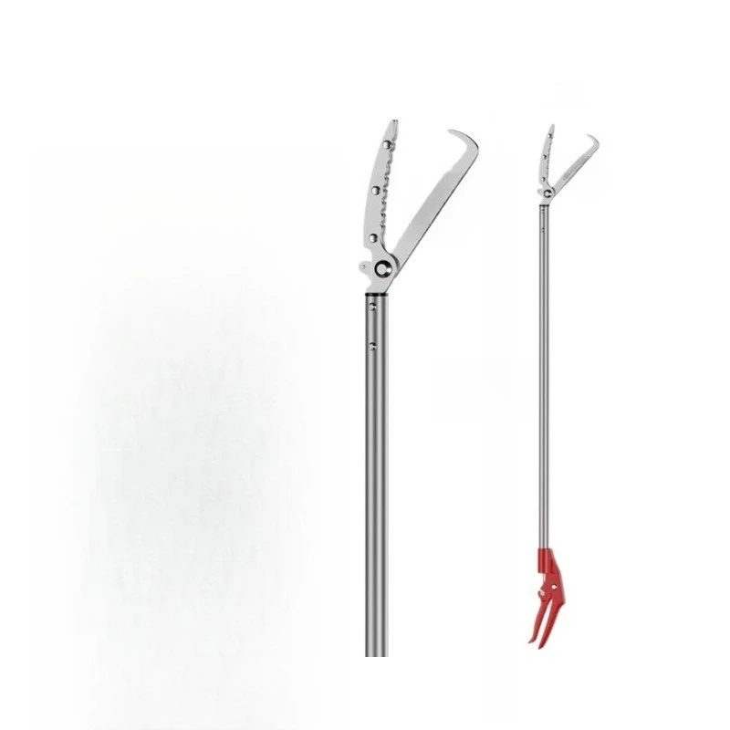 Snake hook pliers, yellow eel clips, anti-bite, sea-catching clips, picking up garbage and retractable