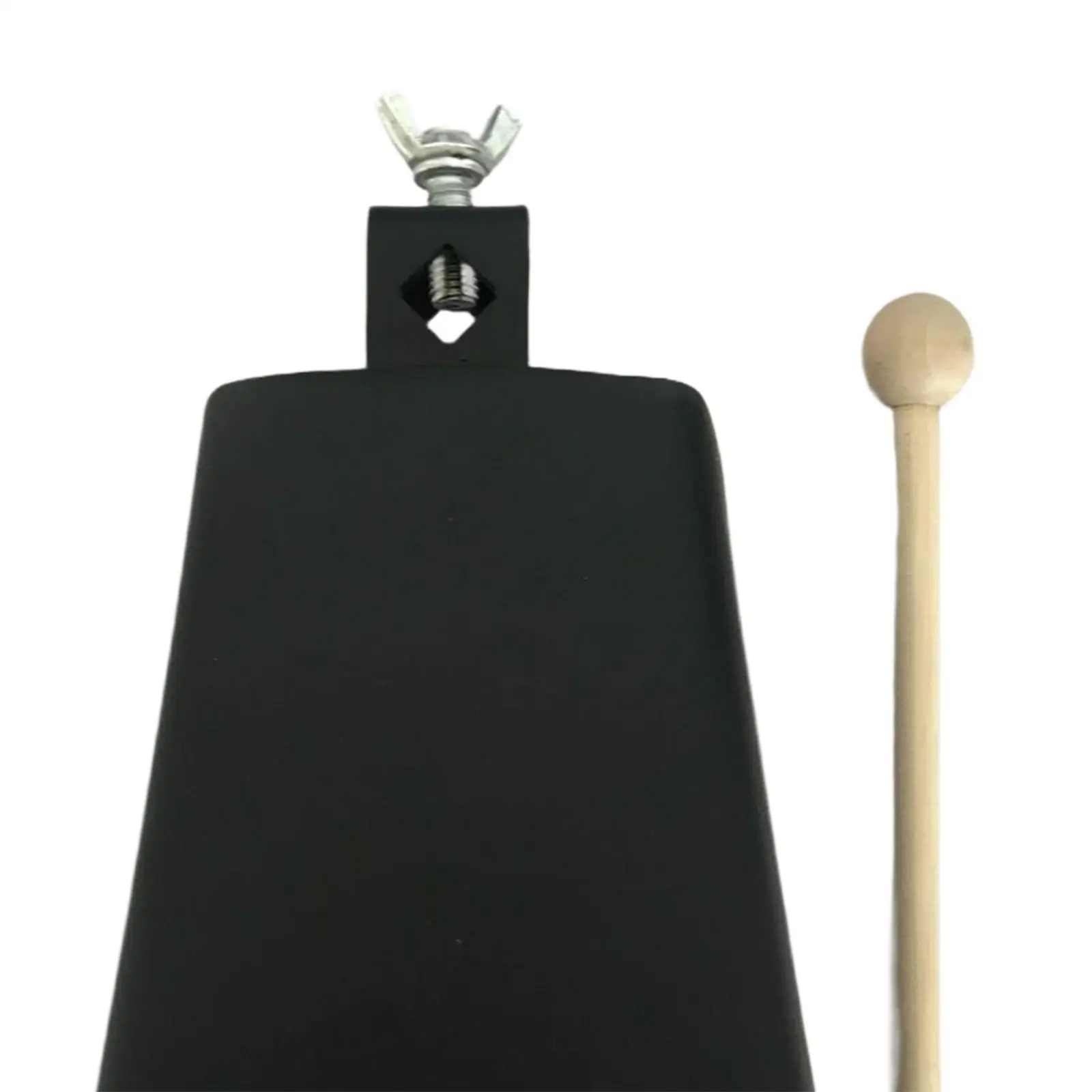 Iron Cowbell Professional Hand Percussion Cow Bells Noise Makers for Celebration